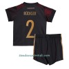 Conjunto (Camiseta+Pantalón Corto) Alemania Antonio Rudiger 2 Segunda Equipación Mundial 2022 - Niño